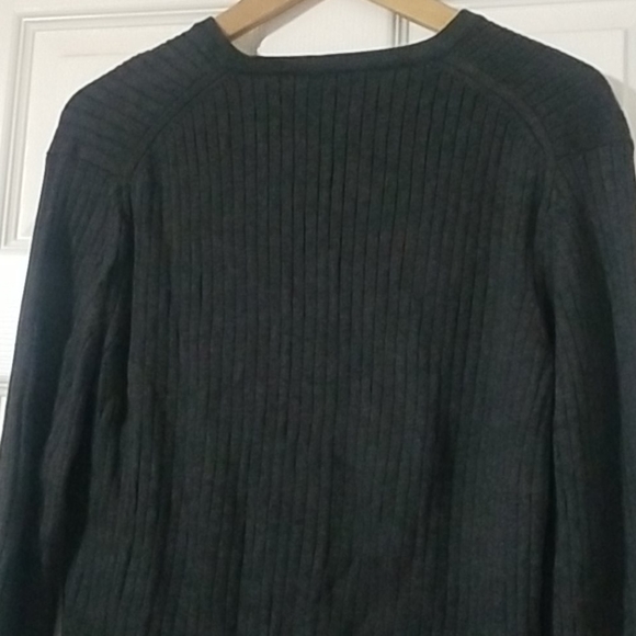 Perry Ellis Sweater Shirt Warm Women V Neck Large - Picture 6 of 9